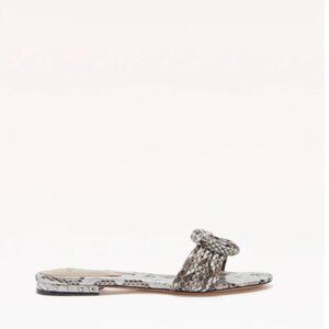 Alexandre Birman Vicky Python Flat Slide size 39.5